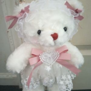 Teddy Bear lace purse
